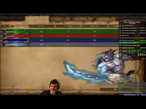 Видео: Разбор мирового рекорда по WarCraft 3 RoC. Кампания Ночных Эльфов.