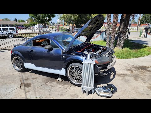 Видео: Проект MK1 Audi TT Quattro: установка интеркулера Forge Front Mount