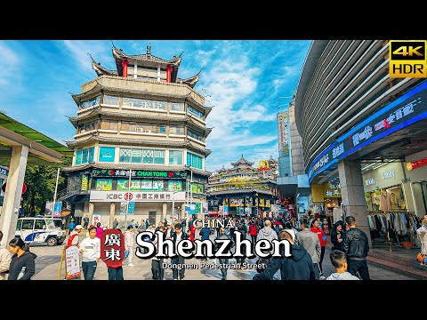 Видео: Nonstop Energy на Dongmen Old Street — лучшее рыночное приключение Шэньчжэня | 4K Китай