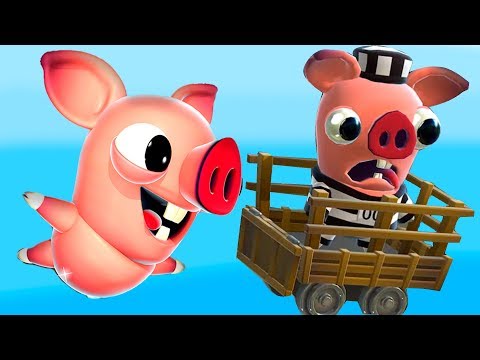 Видео: Побег поросенка из тюрьмы Bacon Escape Gameplay Прохождение #1