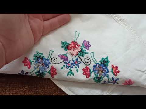 Видео: Спадок. Полтавська гладь, косий хрестик, мереживо. Частина 1