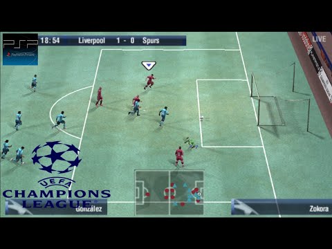 Видео: Лига чемпионов УЕФА 2006 — геймплей на PSP в HD (PPSSPP)