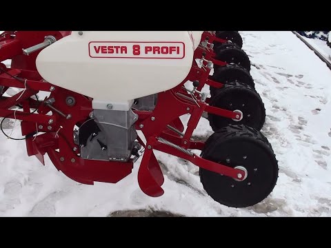 Видео: Сеялка Веста 8 Профи 21 года. Комплектация без туков.