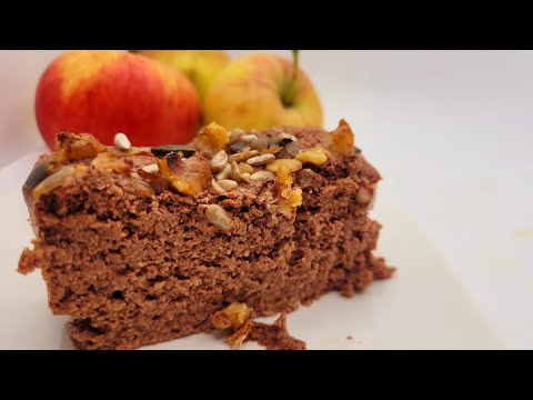 Видео: Яблочный брауни для диабетиков. Нежный и вкусный.