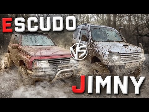 Видео: ЗАСАДИЛИ В ЛЕСУ 3 МАШИНЫ🔥. OFF-ROAD Suzuki Jimny vs Escudo💥