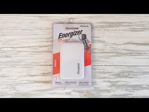 Видео: Обзор портативного аккумулятора Energizer UE5005