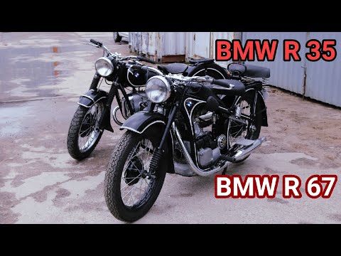 Видео: Мотоциклы BMW R 35 и BMW R 67 от мотоателье Ретроцикл.