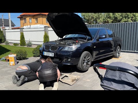 Видео: BMW E60 N54B30. Замена масла в домашних условиях