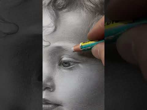 Видео: Ты мой ангел! #рисунок #рисунокуглем #портретныйрисунок #теневойуголь