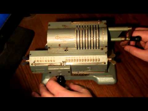 Видео: Советская счетная машинка (арифмометр) "ФЕЛИКС-М"