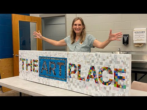 Видео: Эп. 106 ПОСЛЕДНЯЯ РАБОТА ПАМЯТНОЙ МОЗАИКИ ART PLACE: крошечные мозаики «Подсолнухи», плюс еще Милли!