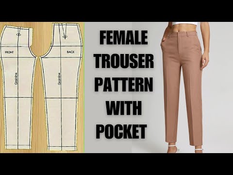 Видео: КАК СШИТЬ ЖЕНСКИЕ БРЮКИ С КАРМАНОМ И МОЛНИЕЙ | ЧЕРТЕЖ ВЫКРОЙКИ БРЮК | ПОДРОБНОЕ ОПИСАНИЕ