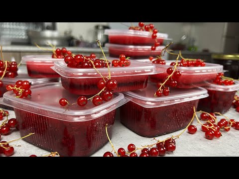 Видео: Зимой съедаем всё и не хватает: 3 проверенных способа заготовки красной смородины на зиму без варки