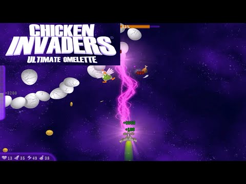 Видео: Прохождение игры Chicken invaders 4. Ultimate Omlette. Средняя сложность.