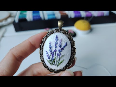 Видео: 📽️ ЭФИР! Подвеска с вышивкой от начала до конца! 