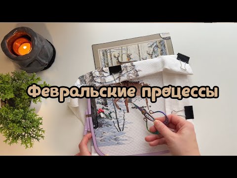 Видео: Что вышивала в феврале. Запланировала и выполнила🪡