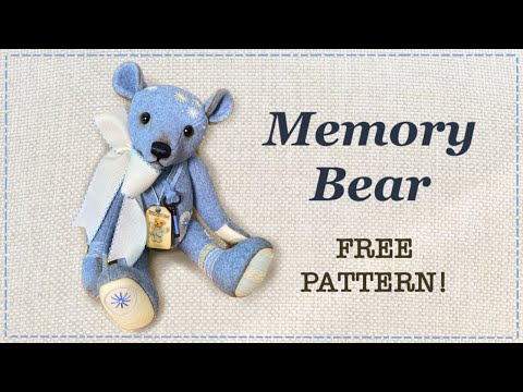 Видео: Медведь Памяти || Лоскутный мишка || БЕСПЛАТНЫЙ ШАБЛОН! || Полное пошаговое руководство с Lisa Pay