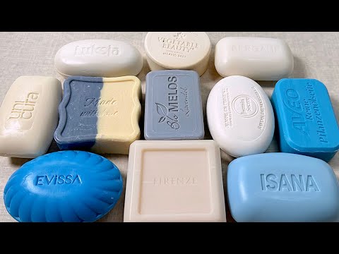 Видео: ASMR soap cutting 💙 Резка мыла АСМР