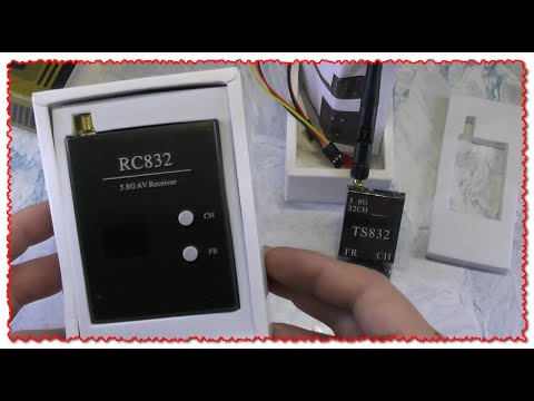Видео: Посылка. Видео RC832 приемник и TS832 передатчик 5 км FPV системы Boscam