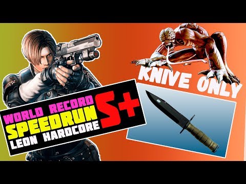 Видео: КАК ПРОЙТИ Resident Evil 2 Remake С НОЖОМ? За Леона на hard S+ СПИДРАН 1:12:24