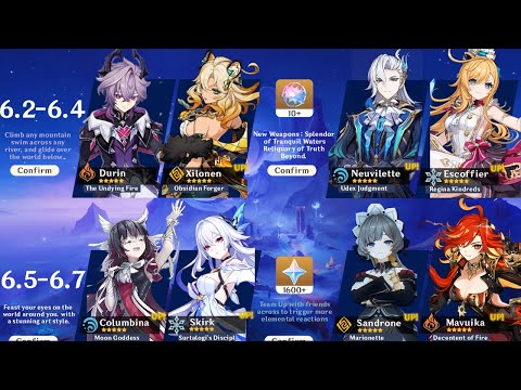 Видео: НОВОЕ ОБНОВЛЕНИЕ! ПОДТВЕРЖДЕНЫ СОСТАВЫ 6.2-6.4 БАННЕРОВ, SKIRK, COLUMBINA, SANDRONE И RERUN'S – G...