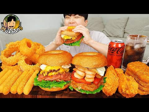 Видео: ASMR MUKBANG | Хрустящая жареная курица, Чизбургер, сырная палочка рецепт ! принимать пищу