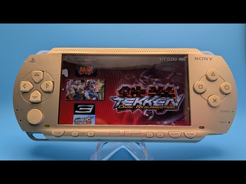 Видео: Sony PSP 1000 (Gold) №33 - Продано. Обзор лота (демонстрация работы)