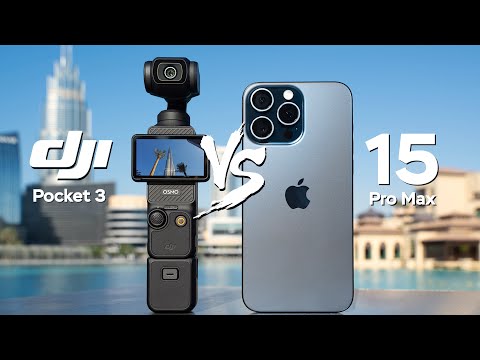 Видео: DJI Pocket 3 vs iPhone 15 Pro Max Сравнение Камер