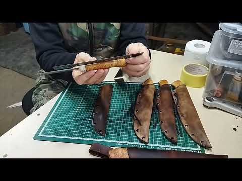 Видео: Обзор Готовых НОЖЕЙ из Рамной пилы сталь 9хф