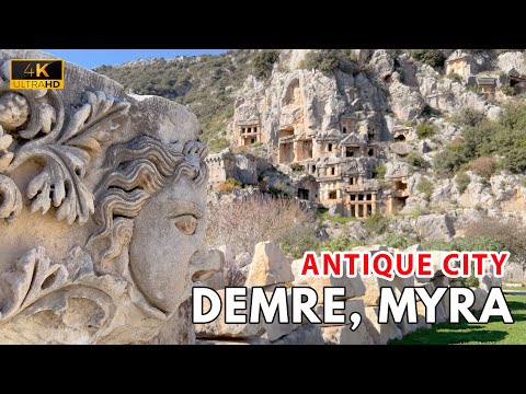 Видео: Демре, Мира 🇹🇷 Древний город 🗺️ Пешеходная экскурсия [4K] #4kwalk #walkingtour #demre #myra #antique