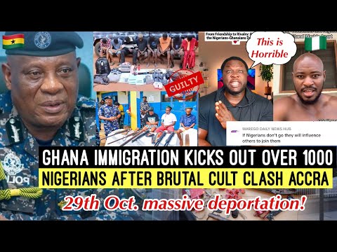 Видео: НАПРЯЖЕННОСТЬ🚨😳 ИММИГРАЦИЯ В ГАНЕ МАССОВАЯ ДЕПОРТАЦИЯ БОЛЕЕ 1000 НИГЕРИЙЦЕВ ПОСЛЕ СТОЛКНОВЕНИЯ СЕ...