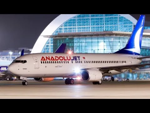 Видео: Перелет на Boeing 737-800 Anodolu jet из Внуково в Анталию