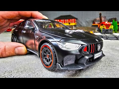 Видео: Масштабная модель Мерседес со светом и звуком! Про машинки