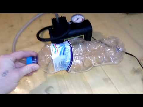 Видео: Вакуумный насос из автомобильного насоса