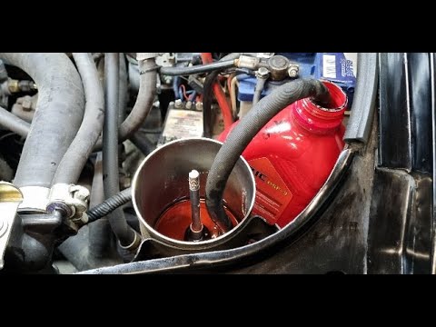 Видео: Полная замена жидкости гур УАЗ Патриот без разбора.