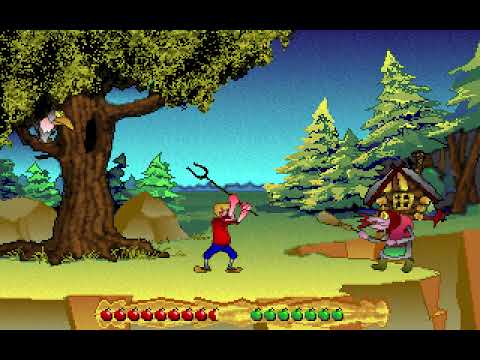 Видео: Ворона, или Как Иван-дурак за кладом ходил (1992, DOSBox, Walkthrough, Easy)