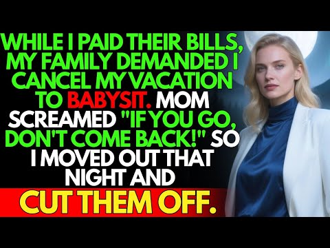 Видео: Моя семья потребовала, чтобы я отменила отпуск, чтобы посидеть с детьми, поэтому я съехала, пока ...