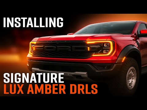 Видео: Ford Ranger Raptor 2024+ — как установить янтарные ДХО от Signature Lux