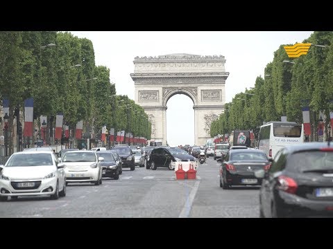 Видео: Париж. Шарль де Голль алаңындағы салтанатты қақпа. «Бабалар ізімен»