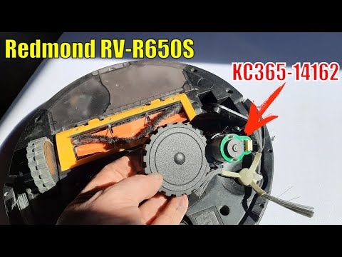 Видео: ПОЧИНИТ ДАЖЕ РЕБЁНОК! Ремонт робота пылесоса REDMOND RV-R650S. Замена моторчика