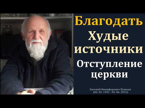 Видео: Благодать. Худые источники. Е. Н. Пушков. МСЦ ЕХБ