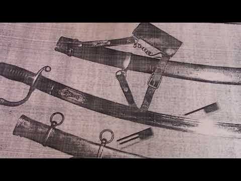 Видео: Сабля пехотная офицерская обр. 1913 г. (артикул К-380), фирма "Назаров и Калибр" г. Иваново 2025 г.