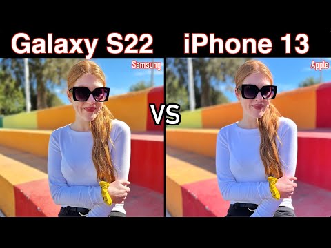 Видео: Сравнение камер Samsung Galaxy S22 и iPhone 13!