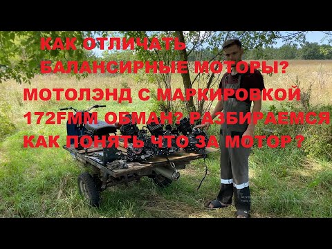 Видео: БАЛАНСИРНЫЕ МОТОРЫ 165FMM 169YMM 170FMM 170FMN. РАЗБИРАЕМСЯ КАКОЙ МОТОР НА ВАШЕМ МОТОЛЕНДЕ 172FMM