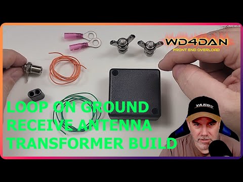 Видео: Сборка изолирующего трансформатора для антенны типа «петля на землю» (LoG) — экономьте деньги $$$
