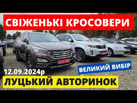 Видео: СВІЖІ ЦІНИ НА КРОСОВЕРИ // ЛУЦЬКИЙ АВТОРИНОК // 12.09.2024р. #автопідбір #кросовери  #автобазар