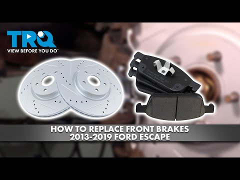 Видео: Как заменить передние тормоза Ford Escape 2013-2019