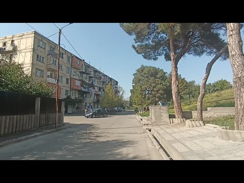 Видео: Прогулка по Рустави 09.10.2025 (улица Терентия Гранели в Интернатах)