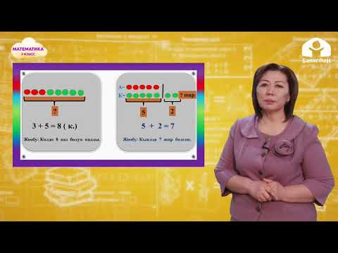 Видео: 1-класс. Математика / Маселе чыгаруу жолдору / Телесабак / 01.04.2021
