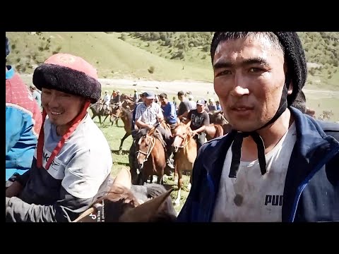 Видео: Коза на болоте (часть 3) Празднование 95-летия аксакала Жанболота.